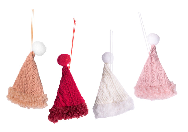 imagine produs Caciula crosetata 12cm alb