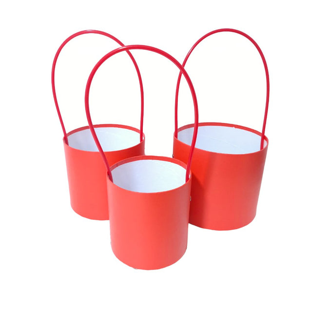 imagine produs Set cutii pt.aranjamente florale S/3 rosu