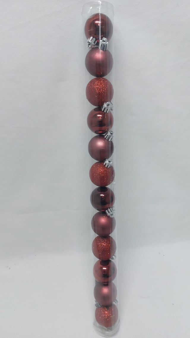 Glob 4cm 12buc/pachet bordeaux
