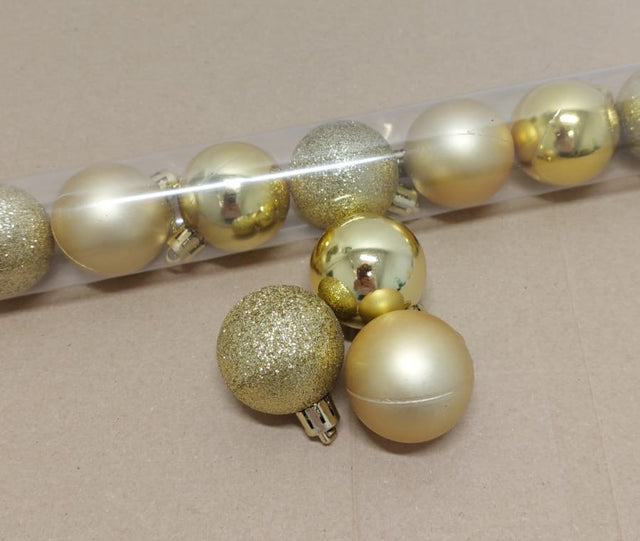 Glob 4cm 12buc/pachet auriu