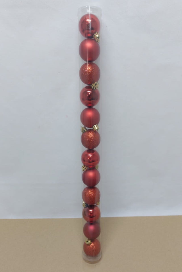 Glob 4cm 12buc/pachet rosu