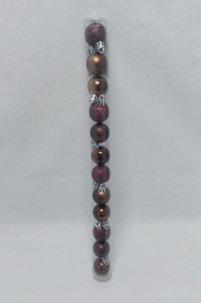 Glob 3cm 12buc/pachet maro