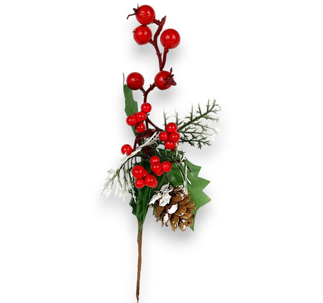 Pick cu bliute&con 20cm rosu