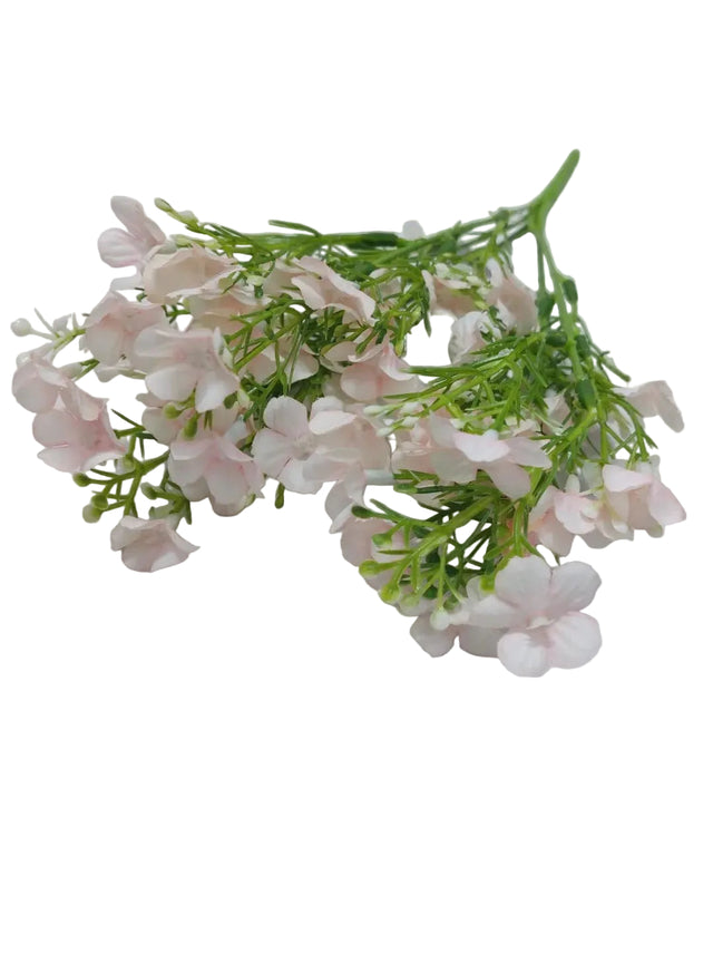 Buchet cu floricele x5 33cm piersica deschis