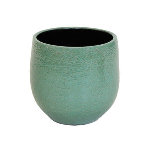 Vas ceramic Puro 20x19cm turcoaz