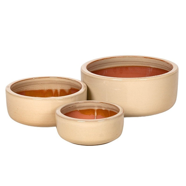 Set bol ceramic Sadie Cylinder 18x8-28x12,5cm S3 crem
