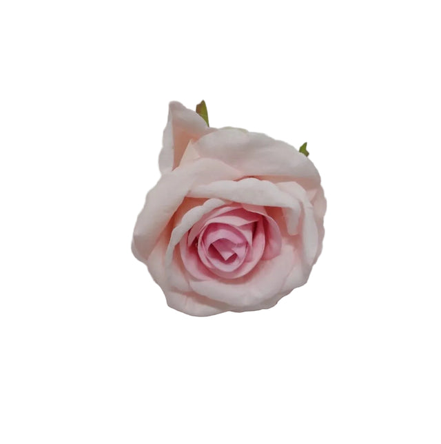 Cap trandafiri catifea 8cm 12buc/pachet roz deschis