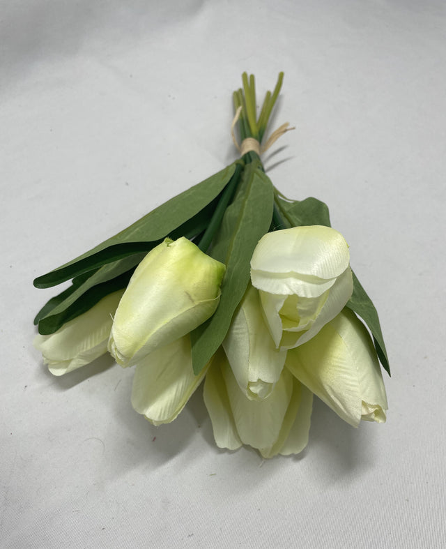 Buchet lalale x7 H:35cm crem