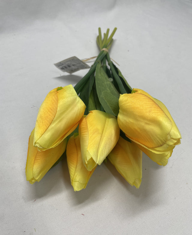 Buchet lalale x7 H:35cm galben