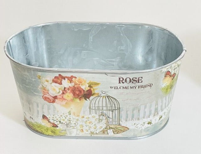 imagine produs Bol oval din metal 20x12x9.5cm