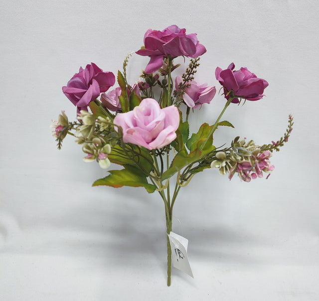 imagine produs Buchet trandafir x6 31cm ciclam