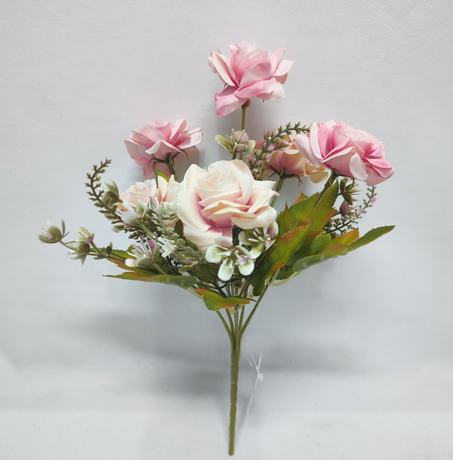 imagine produs Buchet trandafir x6 31cm roz