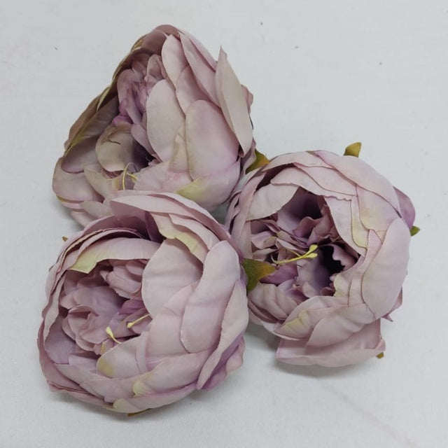 Capete peonie 8cm S/12 mov deschis