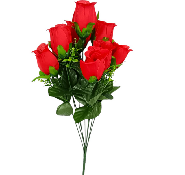Buchet trandafiri x9 H:50cm red
