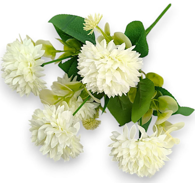 imagine produs Buchet dalie x5 H:30cm crem