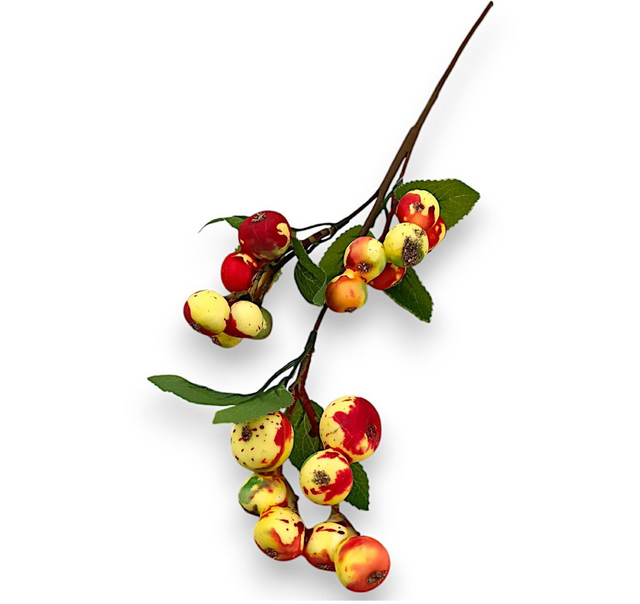 Creanga cu bilute H:40cm rosu