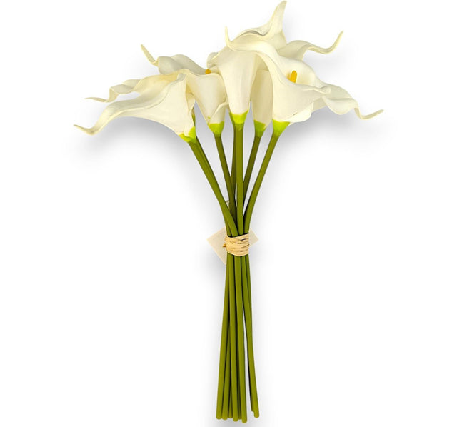 Buchet cale 37cmx8 alb