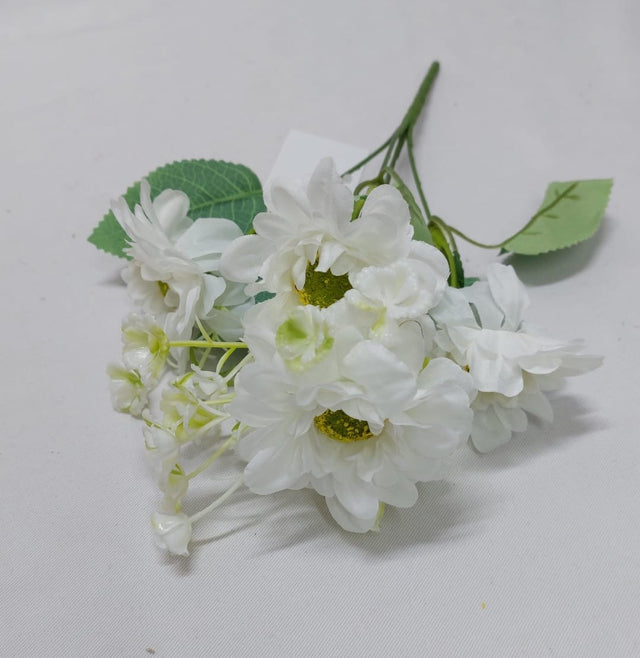 Buchet Dalie x5 alb
