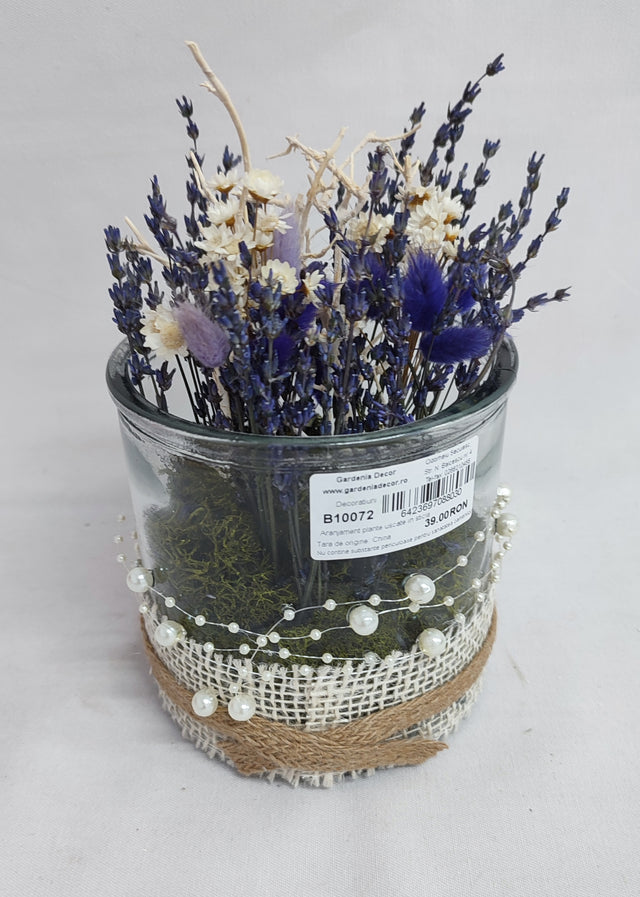imagine produs Aranjament plante uscate in sticla