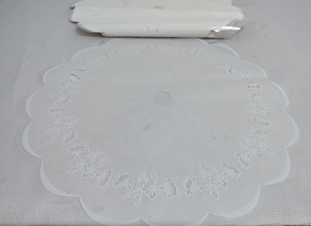 imagine produs Ambalaj rotund 40cm liliac alb