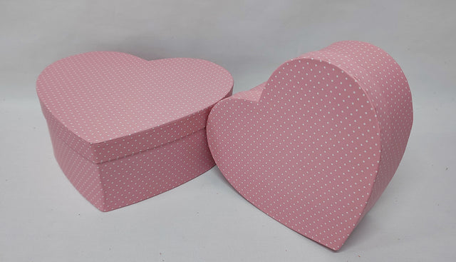 imagine produs Set cutii din carton forma inima S/2