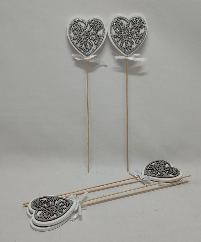 imagine produs Pick inima din lemn H27cm S/6