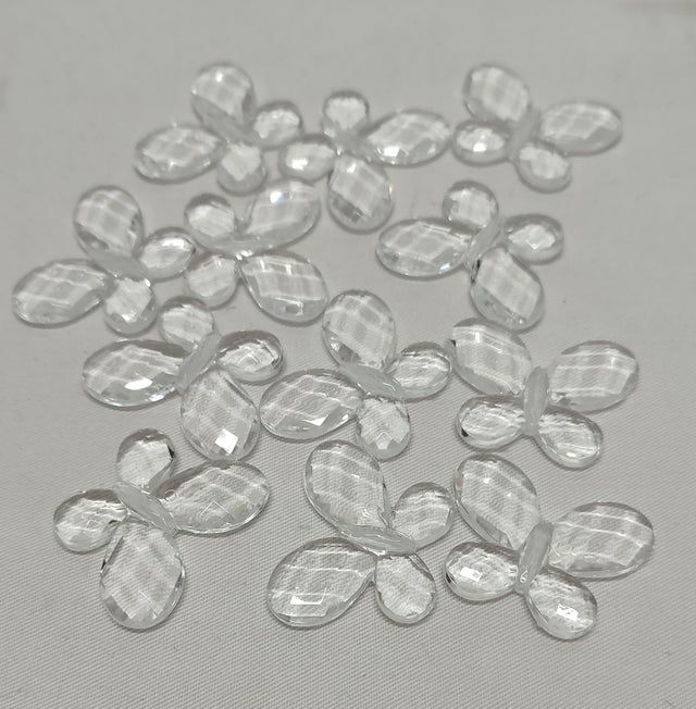 imagine produs Fluturi din acril insirat S/12