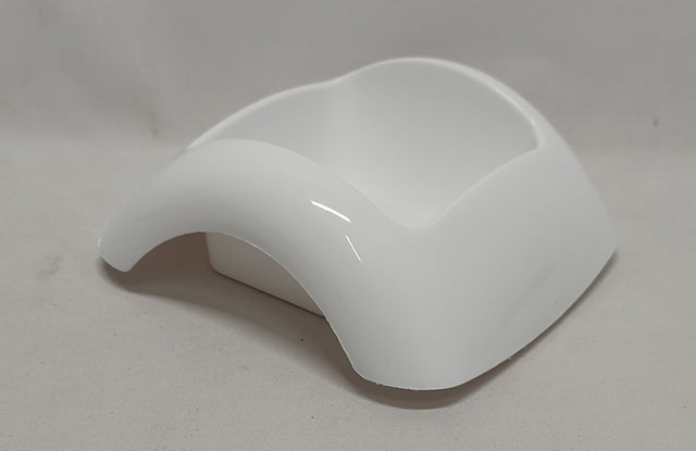 imagine produs Bol plastic rotunjit alb