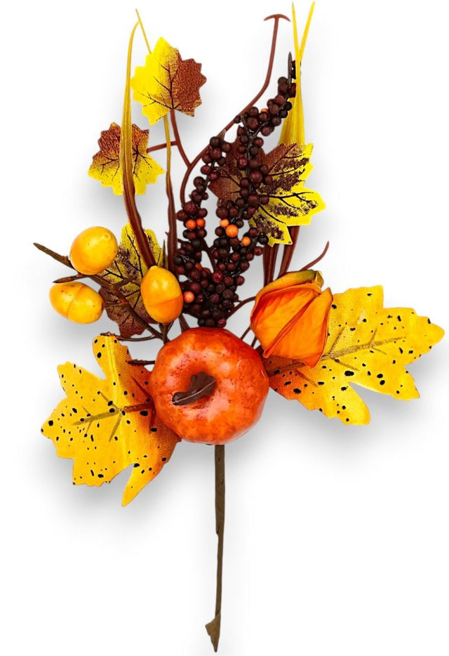 Pick tartacute H:27cm portocaliu