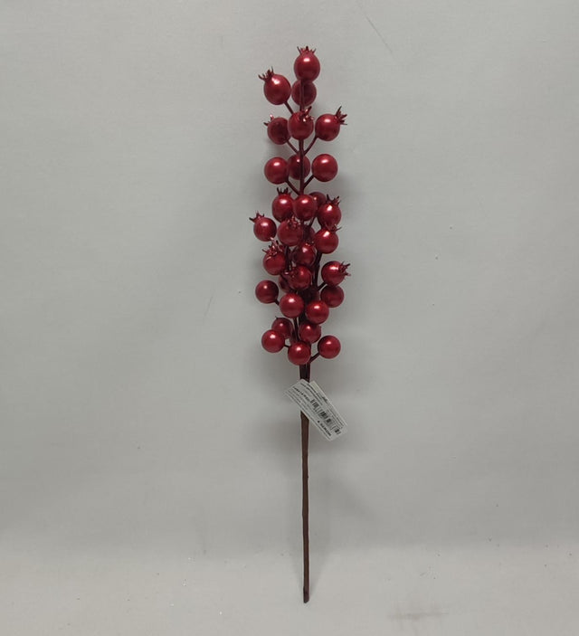 imagine produs Creanga macese 38cm rosu