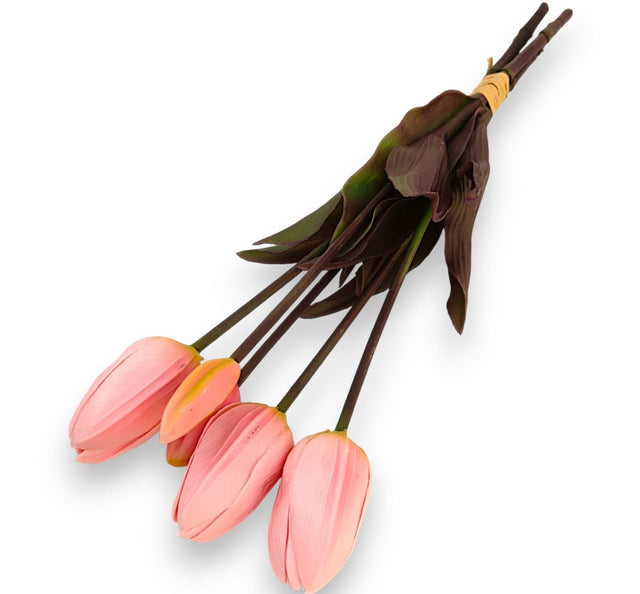 Legatura lalele latex 40cmx5 roz