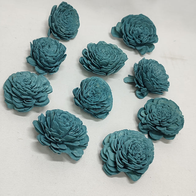 imagine produs Capete floricele ming 6cm prep.albastru deschis S/10