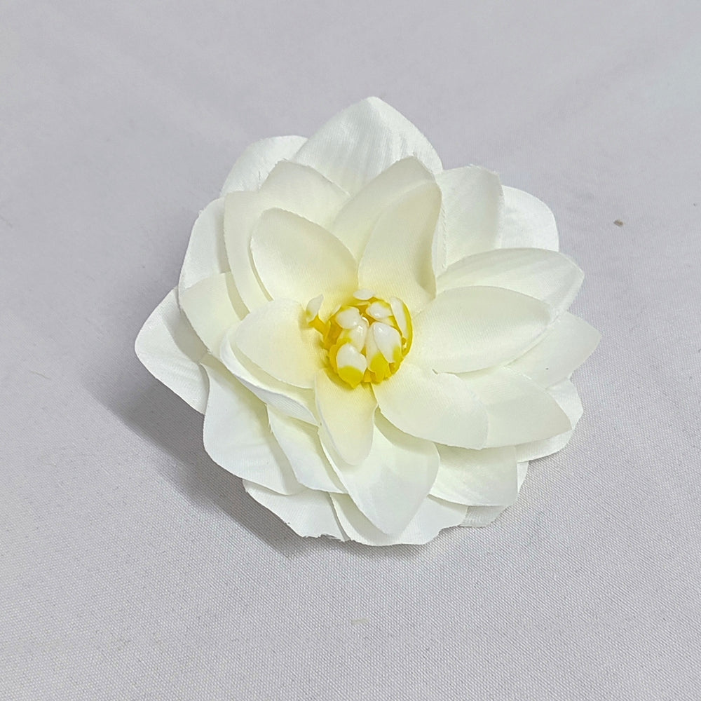 imagine produs Capete nufar 10cm S/12 alb