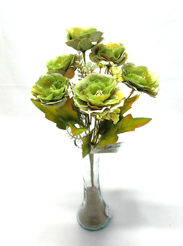 imagine produs Buchet ranunculus x6 H:30cm verde