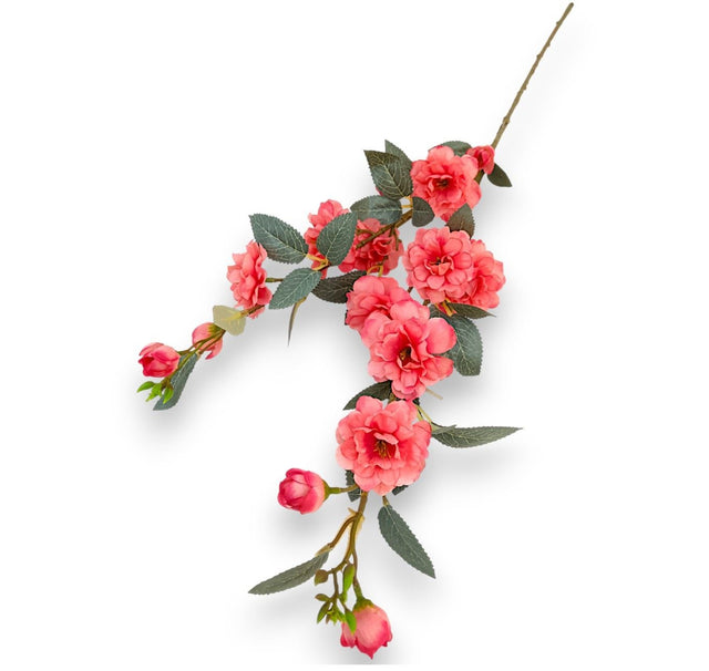 Creanga fructe pastel 90cm roz inchis