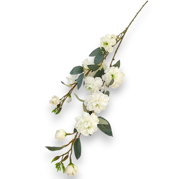 Creanga fructe pastel 90cm alb