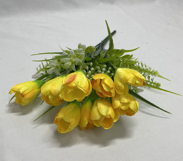 Buchet crocus 35cmx9 galben