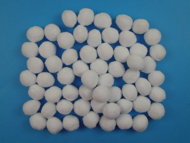 Bile casmir 3.5cm 22buc/pachet alb