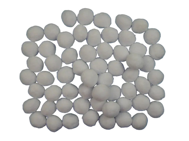 Bile casmir 3.5cm 22buc/pachet alb