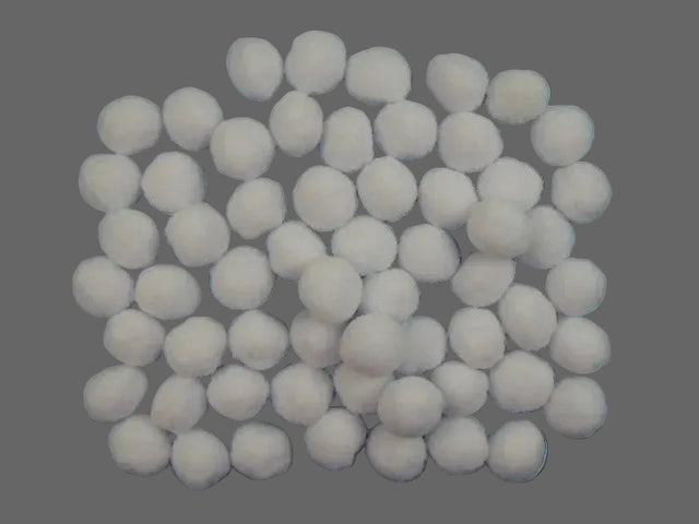 Bile casmir 3.5cm 22buc/pachet alb