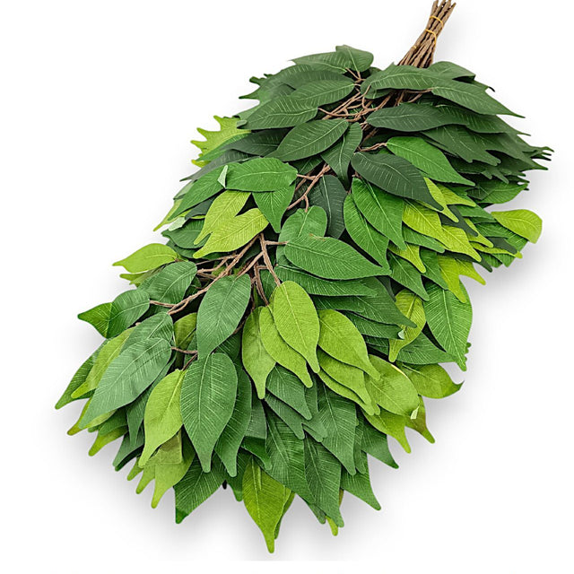 Creanga ficus cu 42 frunze 12buc/pachet verde
