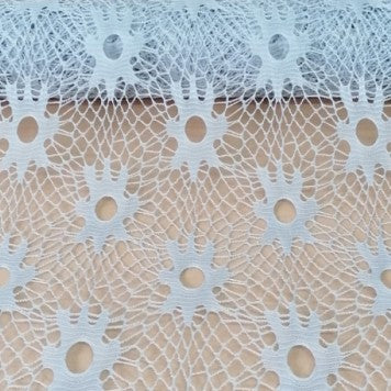 Plasa decor dantela 50cmx5y gri