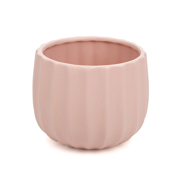 imagine produs Bol ceramic Deco 10x9.5cm roz pastel mat