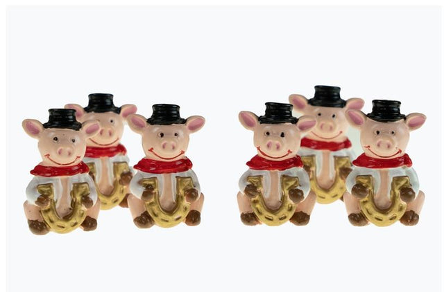 imagine produs Fig.porc simbol al norocului poly. 2x3,1cm S/6