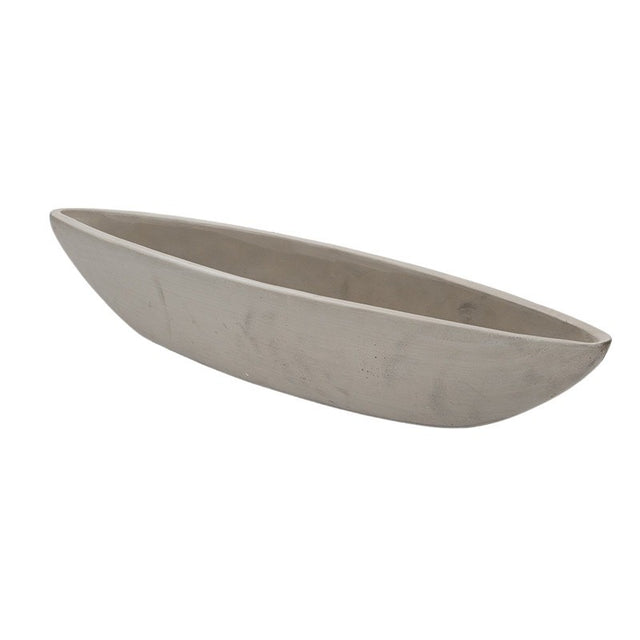 Bol barcuta Nevada din piatra 58.5x13x11cm gri