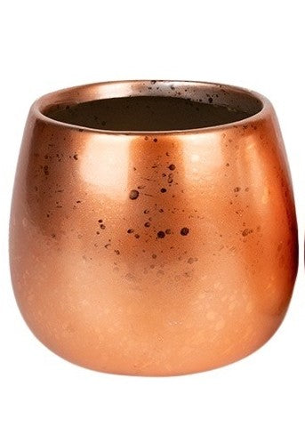 Vas ceramic 12,5x13,5cm rose gold