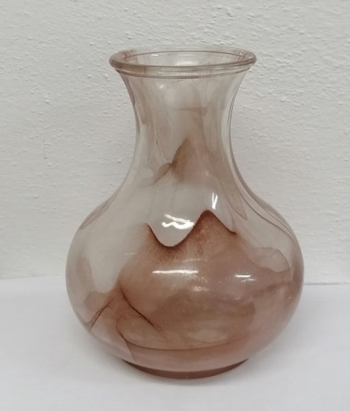 imagine produs Vaza din sticla cu model 15x20cm