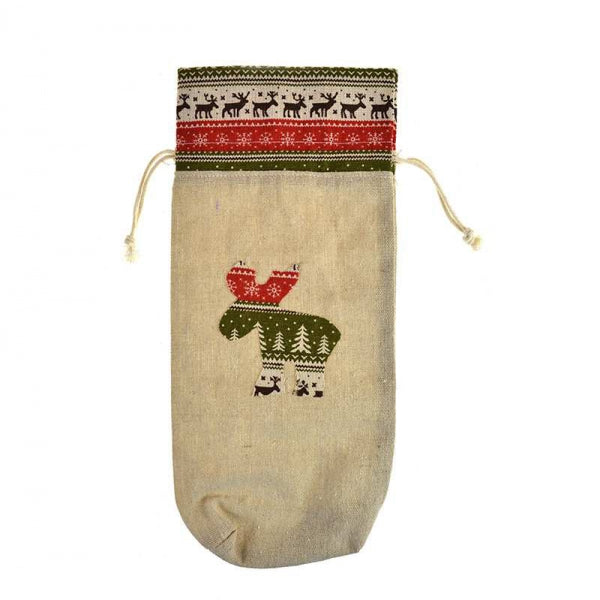 imagine produs Sac. ptr. cadou cu cerb 13x30cm