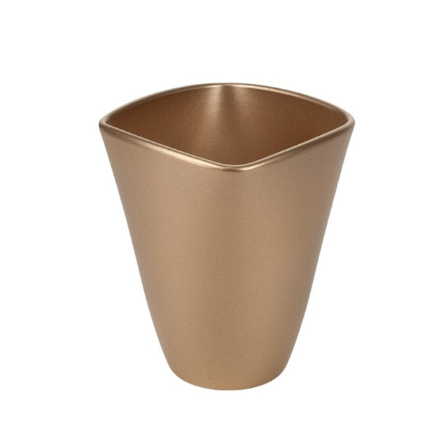 Ghiveci pentru orhidee Quatro 14cm auriu