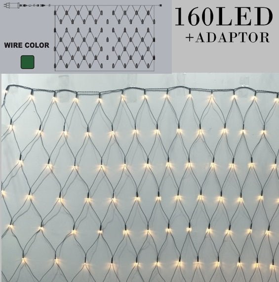imagine produs Ghirlanda leduri plasa lum. calda s/160, conectabila